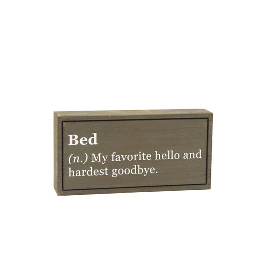 Bed Tabletop Sign, The Feathered Farmhouse