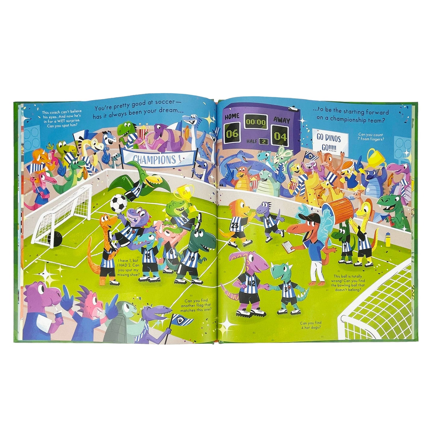 Dinosaur Stomp & Find Book, Feathered Farmhouse