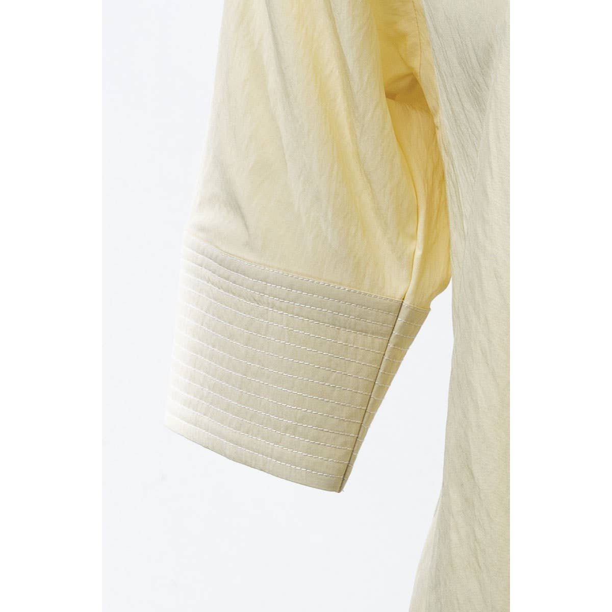 Contrast Stitch Detail Popover Blouse, Feathered Farmhouse