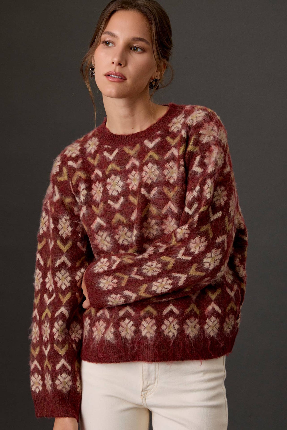 Teagan Crew Neck Sweater, The Feathered Farmhouse