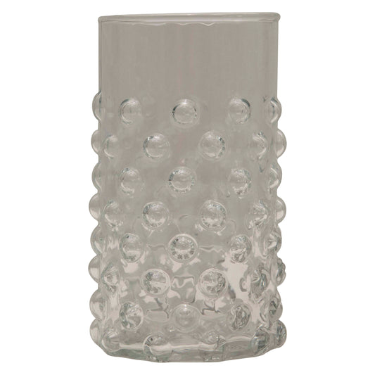 Hobnail Drinking Glass, Feathered Farmhouse