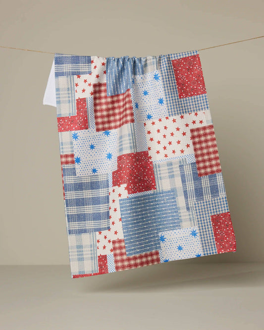 Stars and Stitches Tea Towel, Feathered Farmhouse