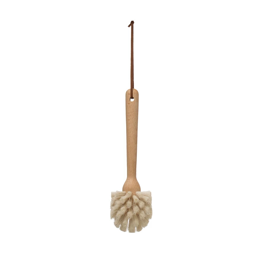 Beech Wood Dish Brush, Feathered Farmhouse