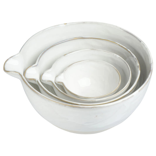 Stoneware Batter Bowls, Feathered Farmhouse
