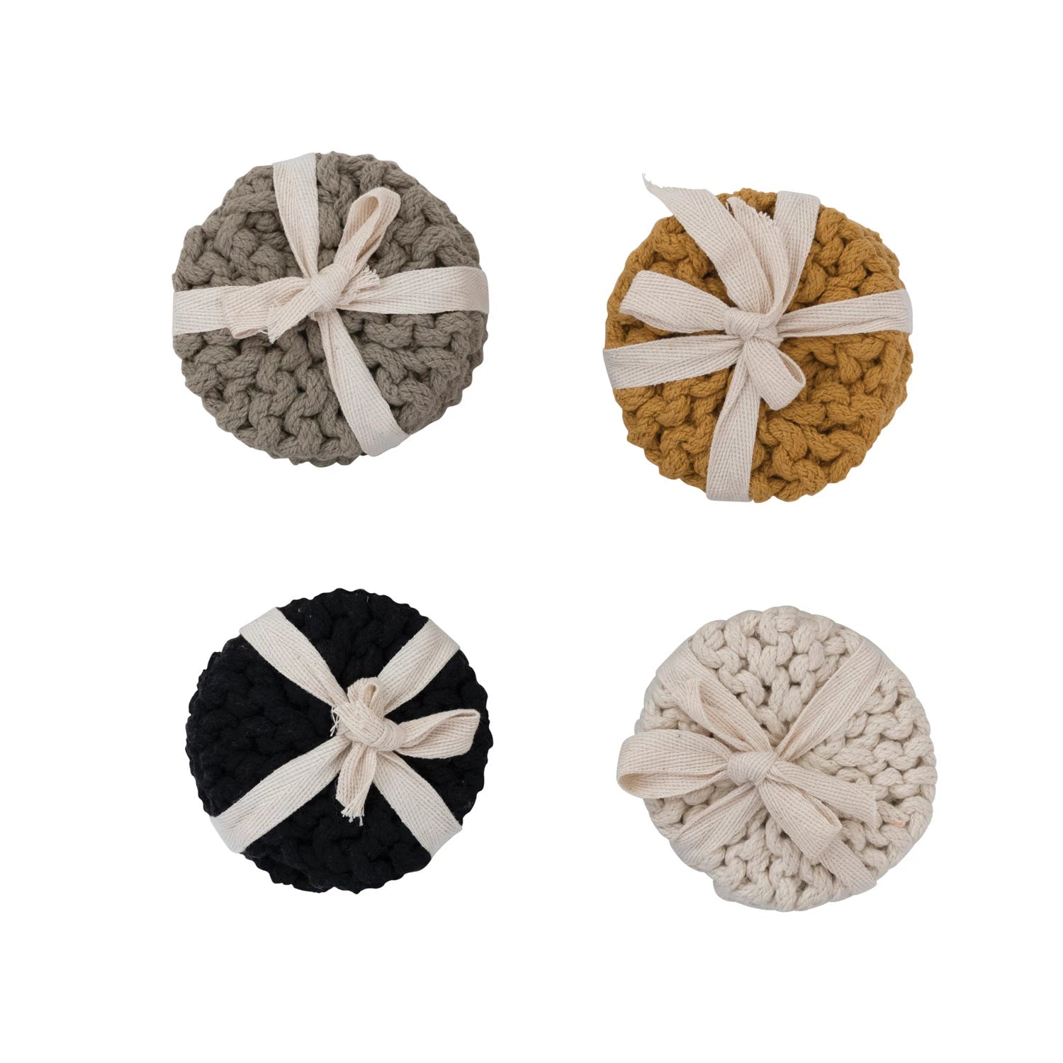 Crocheted Coasters, The Feathered Farmhouse