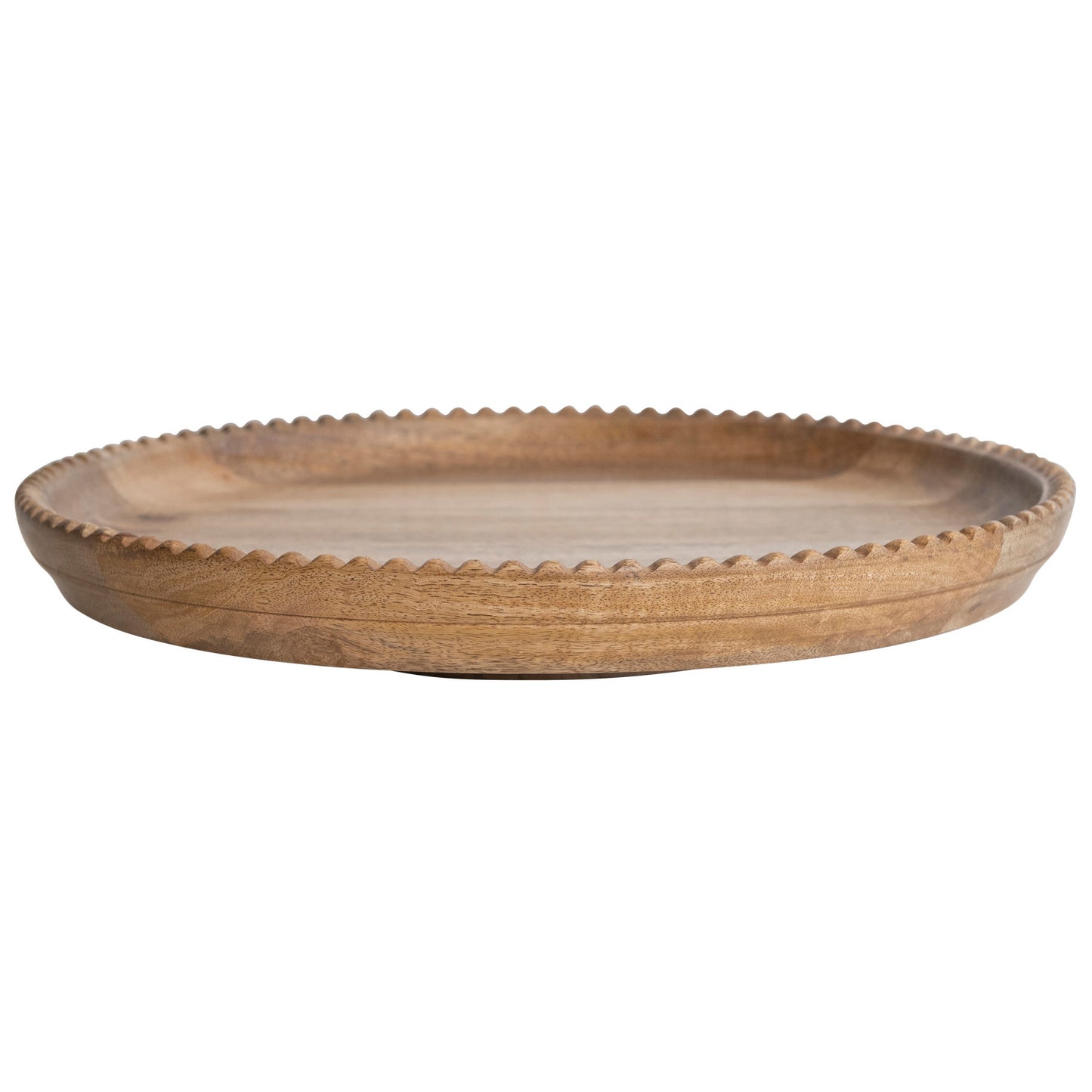 Mango Wood Lazy Susan, Feathered Farmhouse