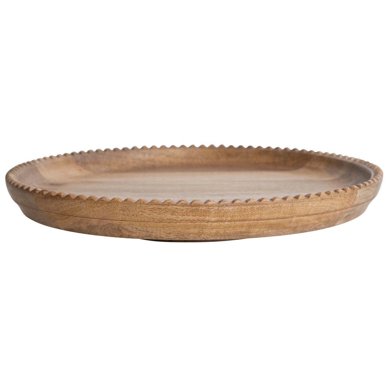 Mango Wood Lazy Susan, Feathered Farmhouse