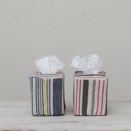 Woven Tissue Box Covers, The Feathered Farmhouse