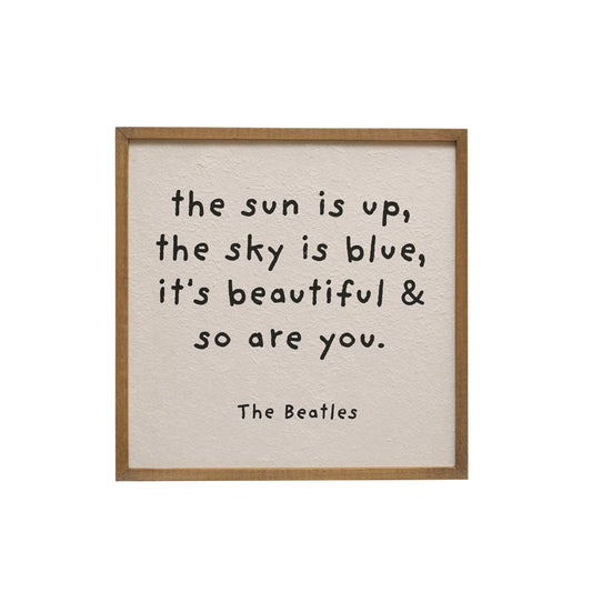 The Sun is Up Wall Decor, The Feathered Farmhouse