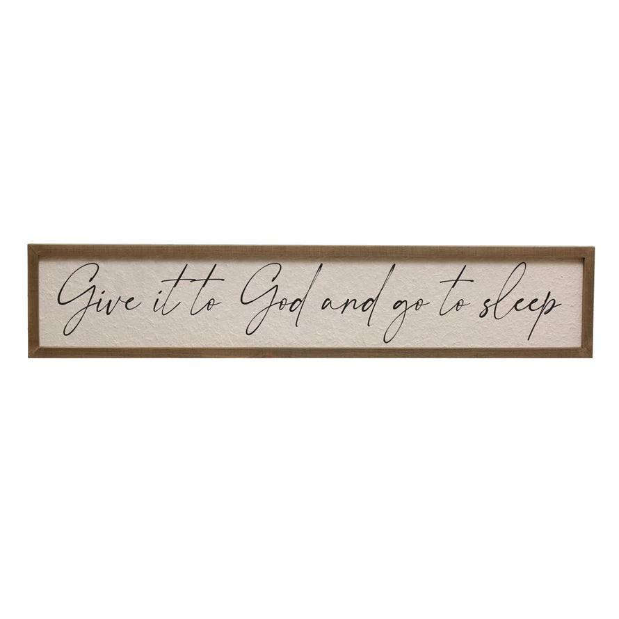 Give it to God Wall Decor, The Feathered Farmhouse