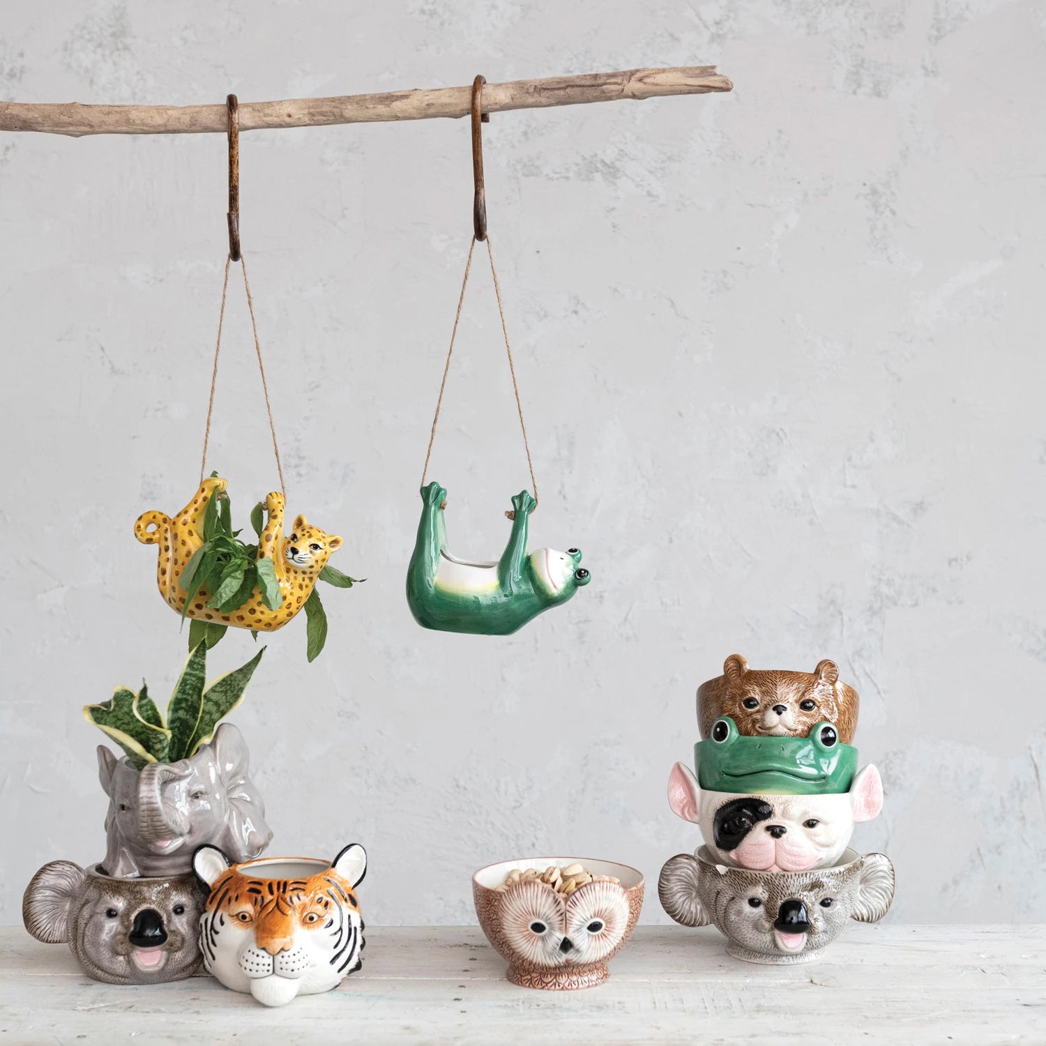 hanging frog planter Hanging Frog Planter – The Feathered Farmhouse