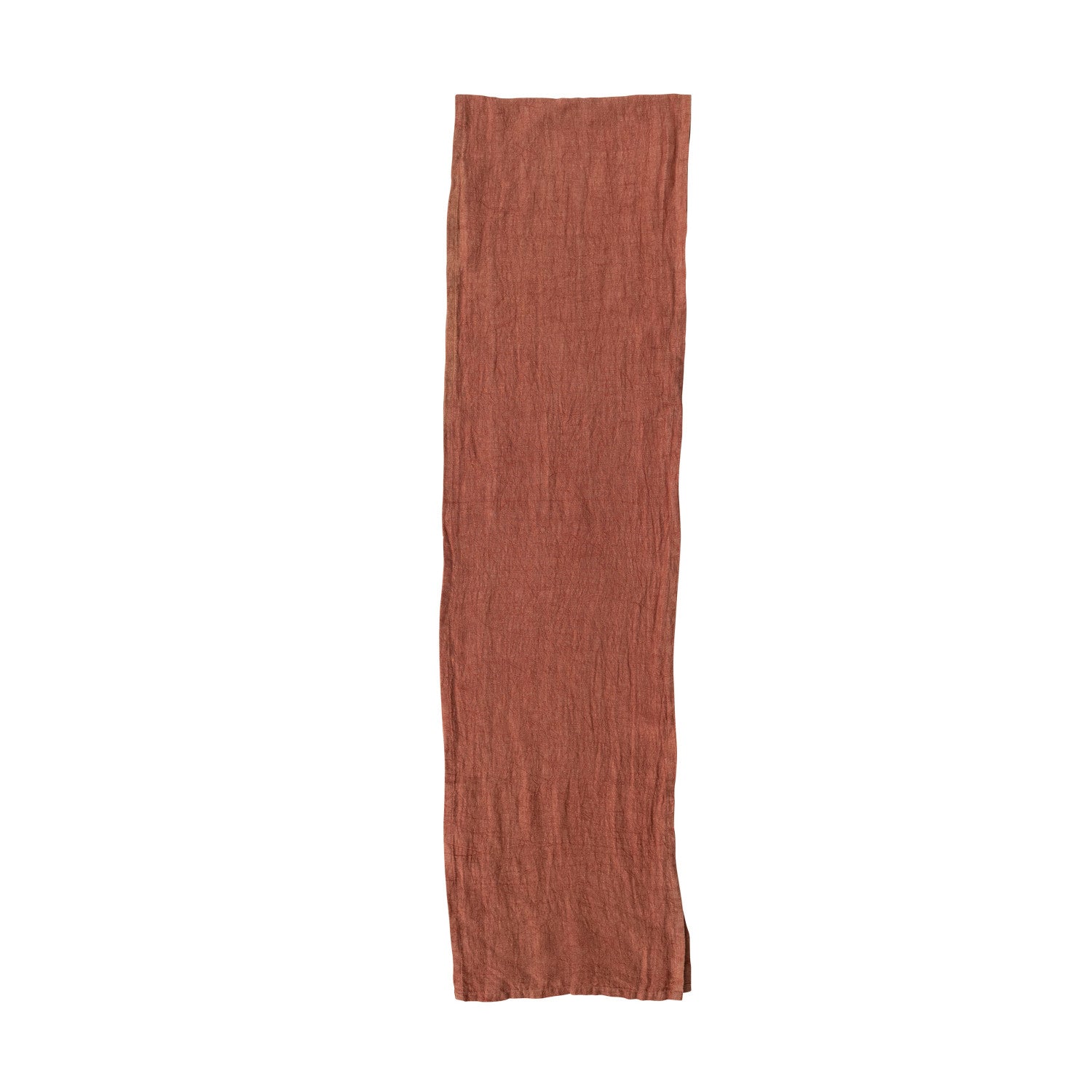 Stonewashed Linen Table Runner, Feathered Farmhouse