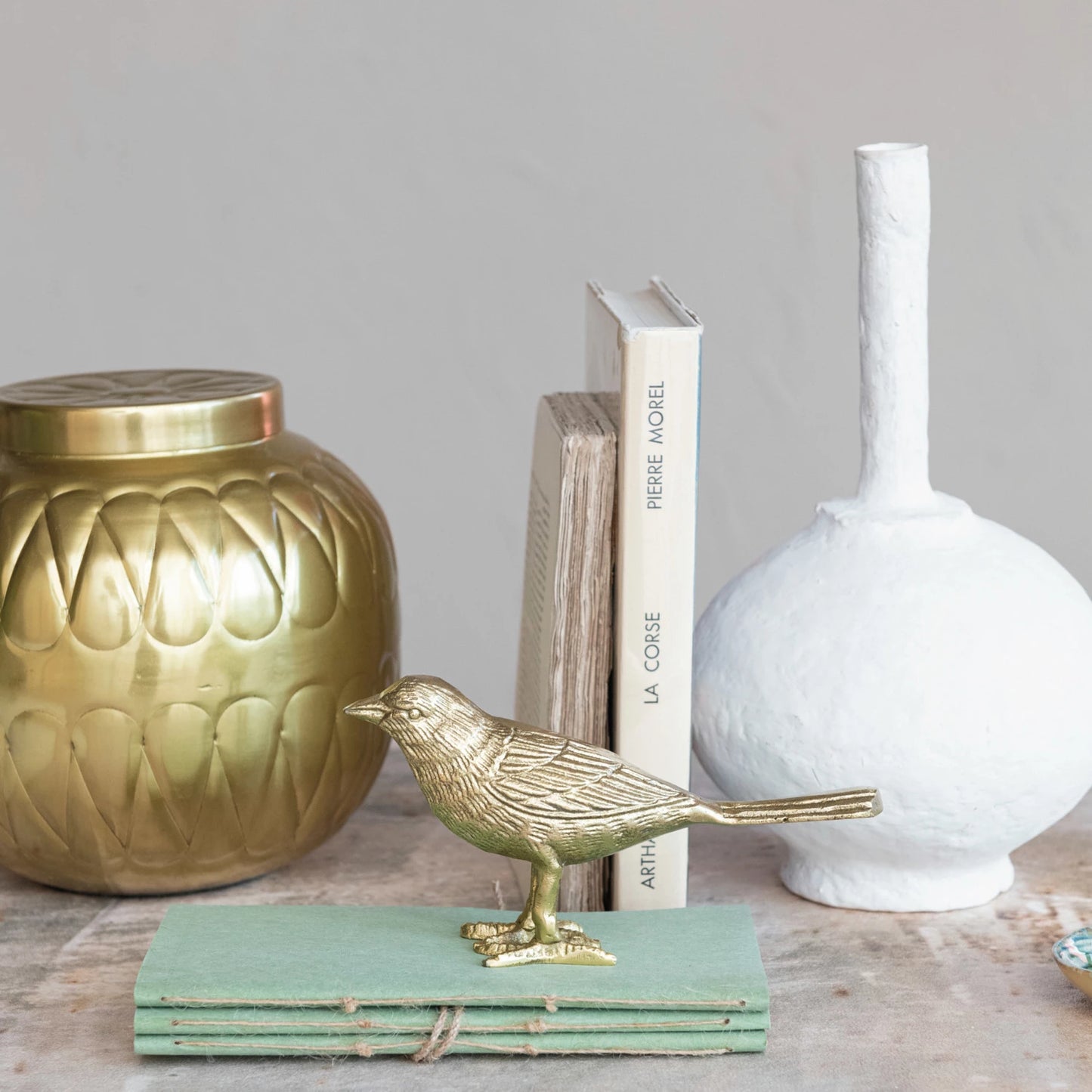 Gold Aluminum Bird, The Feathered Farmhouse