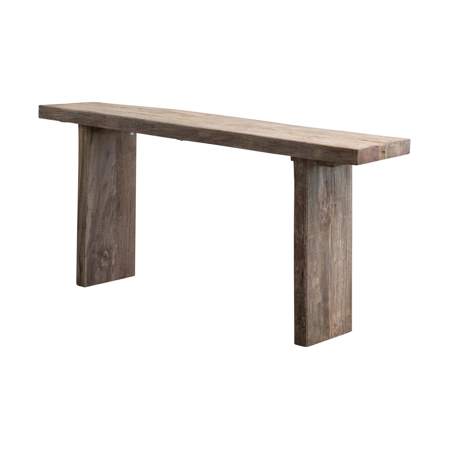 Reclaimed Wood Console Table, Feathered Farmhouse