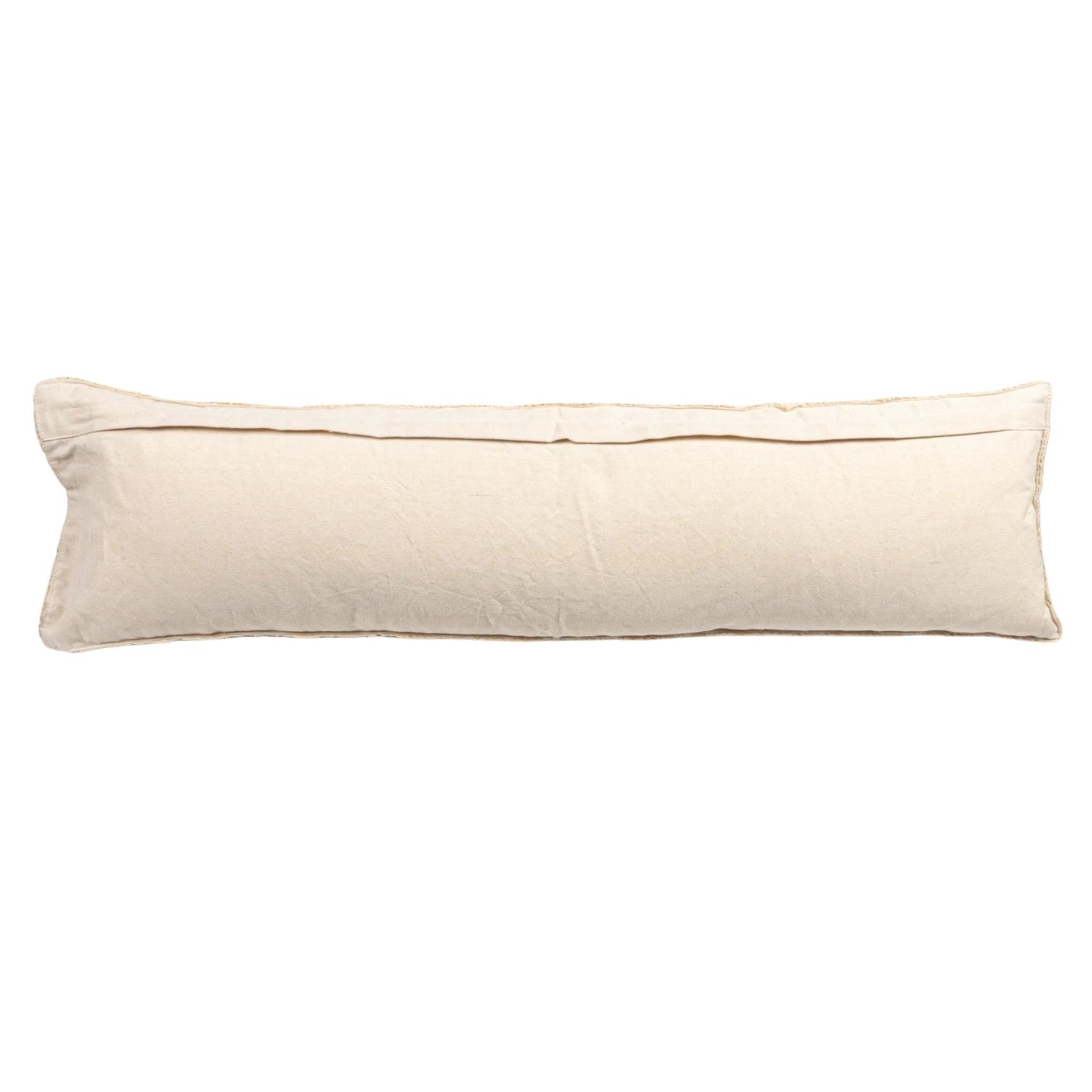 Cotton Crocheted Granny Square Lumbar Pillow, Feathered Farmhouse
