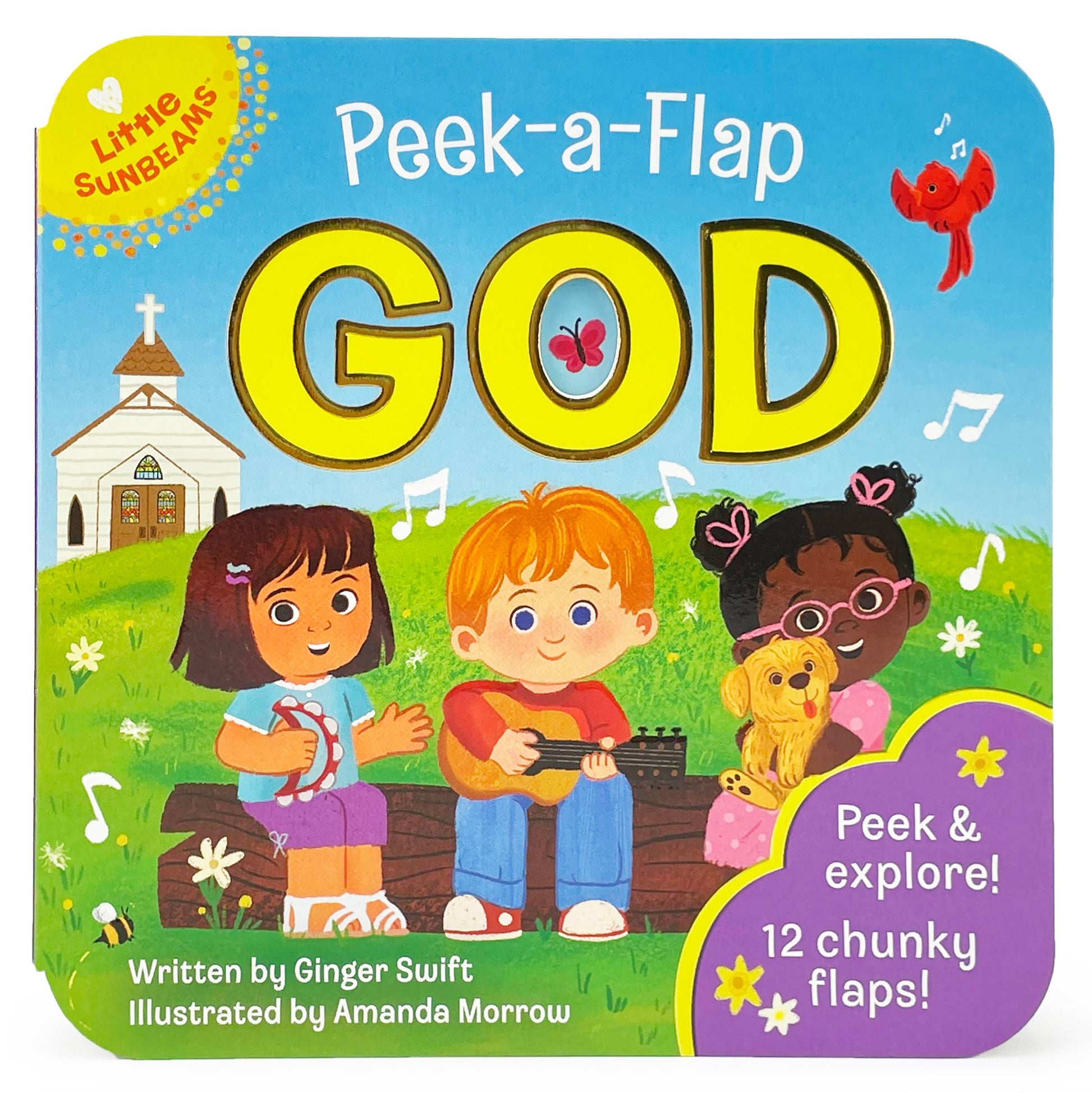 God Lift a Flap Board Book, Feathered Farmhouse