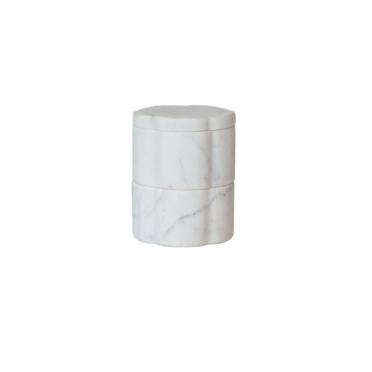 Marble Scalloped Pinch Pots