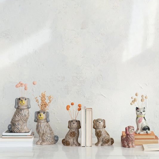 Vintage Dog Planter, The Feathered Farmhouse