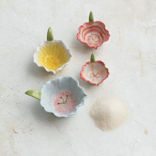 Flower Shaped Prep Bowls, Feathered Farmhouse