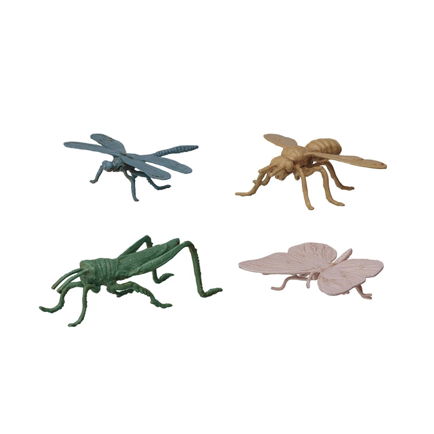 Cast Metal Insect, Feathered Farmhouse