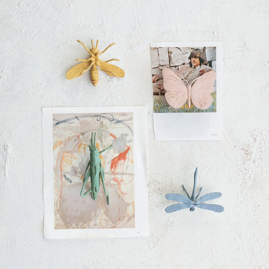 Cast Metal Insect, Feathered Farmhouse