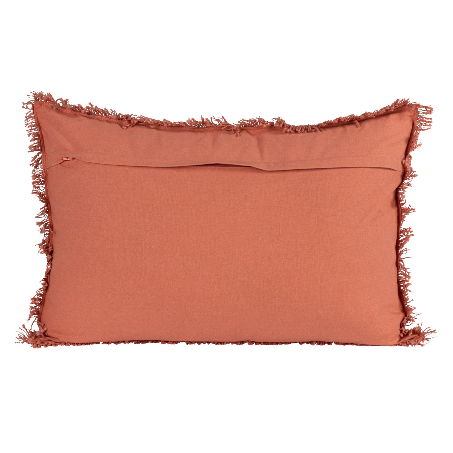 Cotton Lumbar Pillow with Embroidered Flowers, Feathered Farmhouse