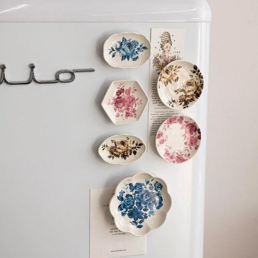 Stoneware Plate Shape Magnet