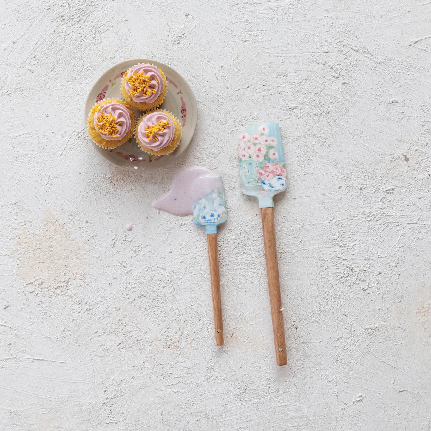 Floral Pattern Spatula – The Feathered Farmhouse