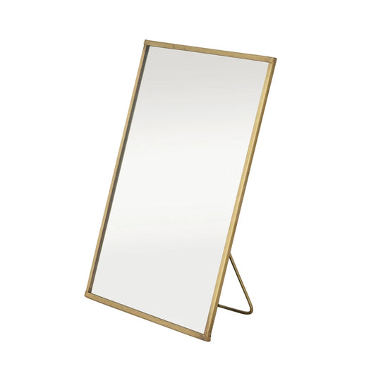Brass Standing Mirror, Feathered Farmhouse