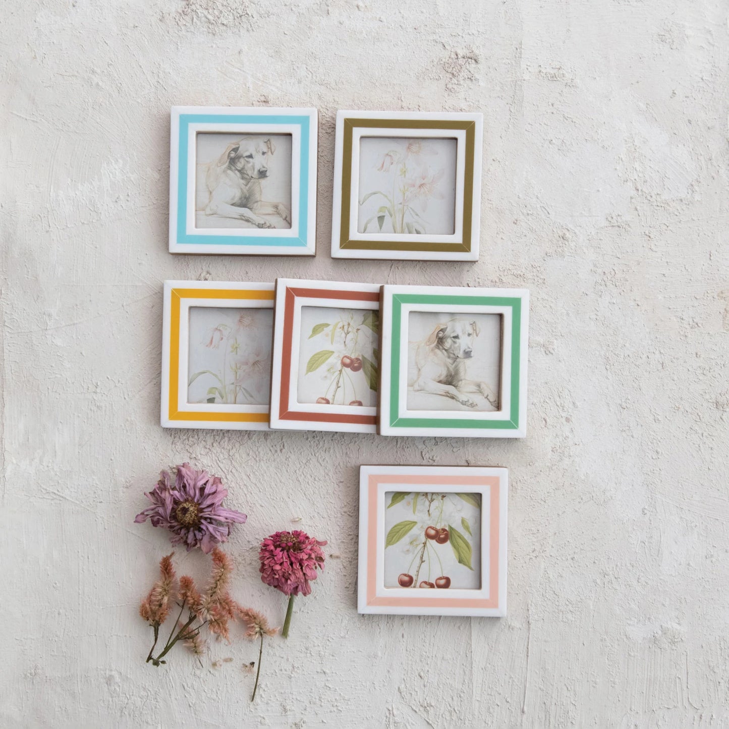 Photo Frame Magnet, Feathered Farmhouse