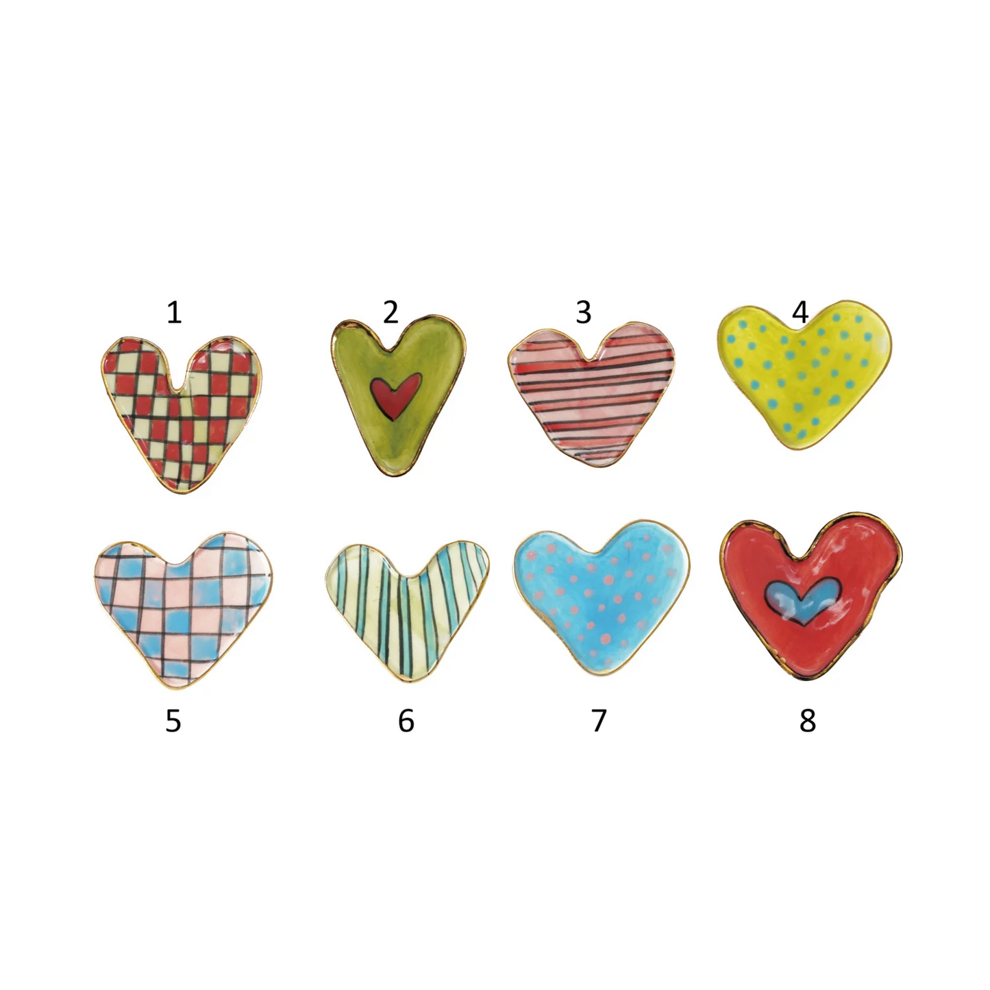 Stoneware Heart Shaped Magnet, Feathered Farmhouse