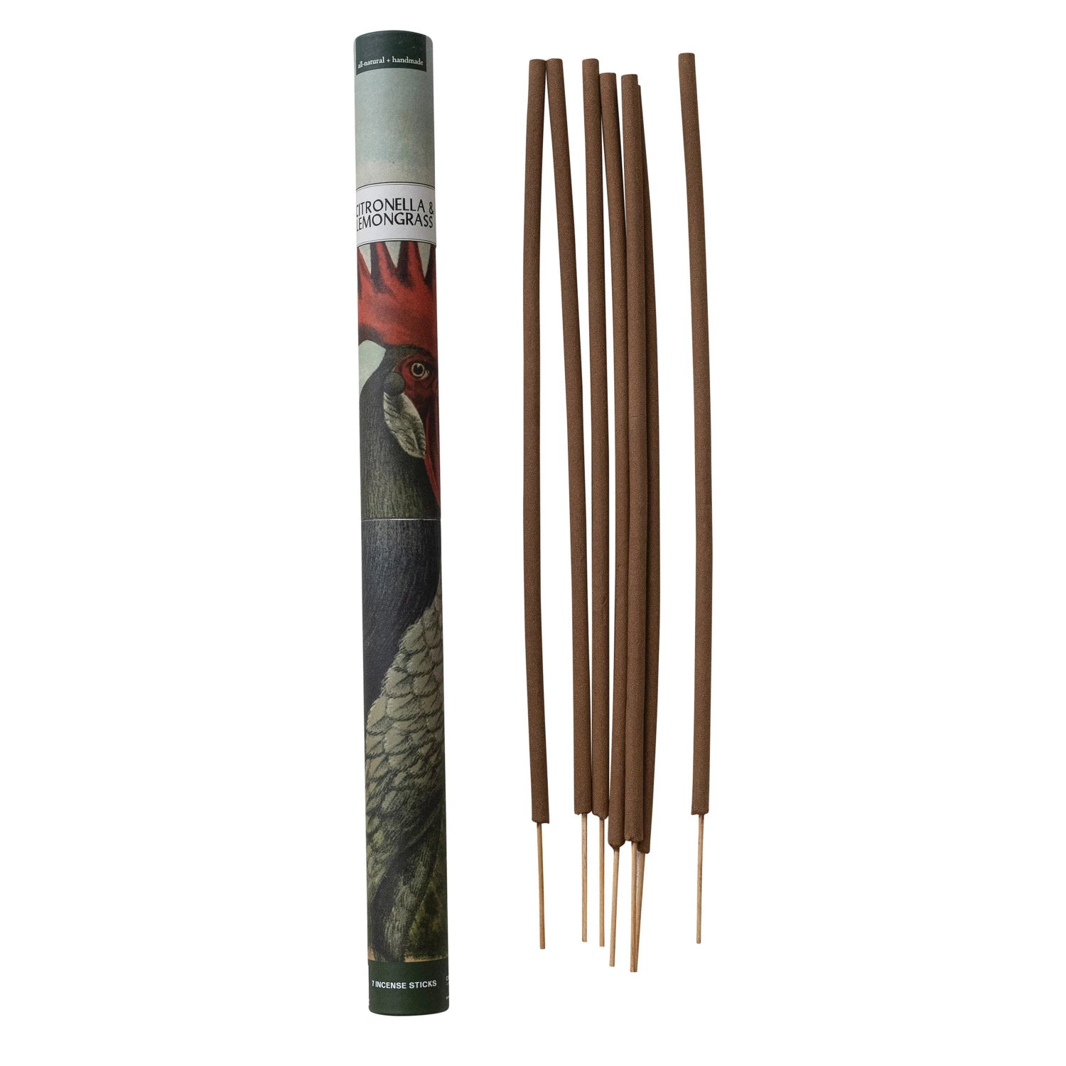 Citronella & Lemongrass Outdoor Incense Sticks, Feathered Farmhouse