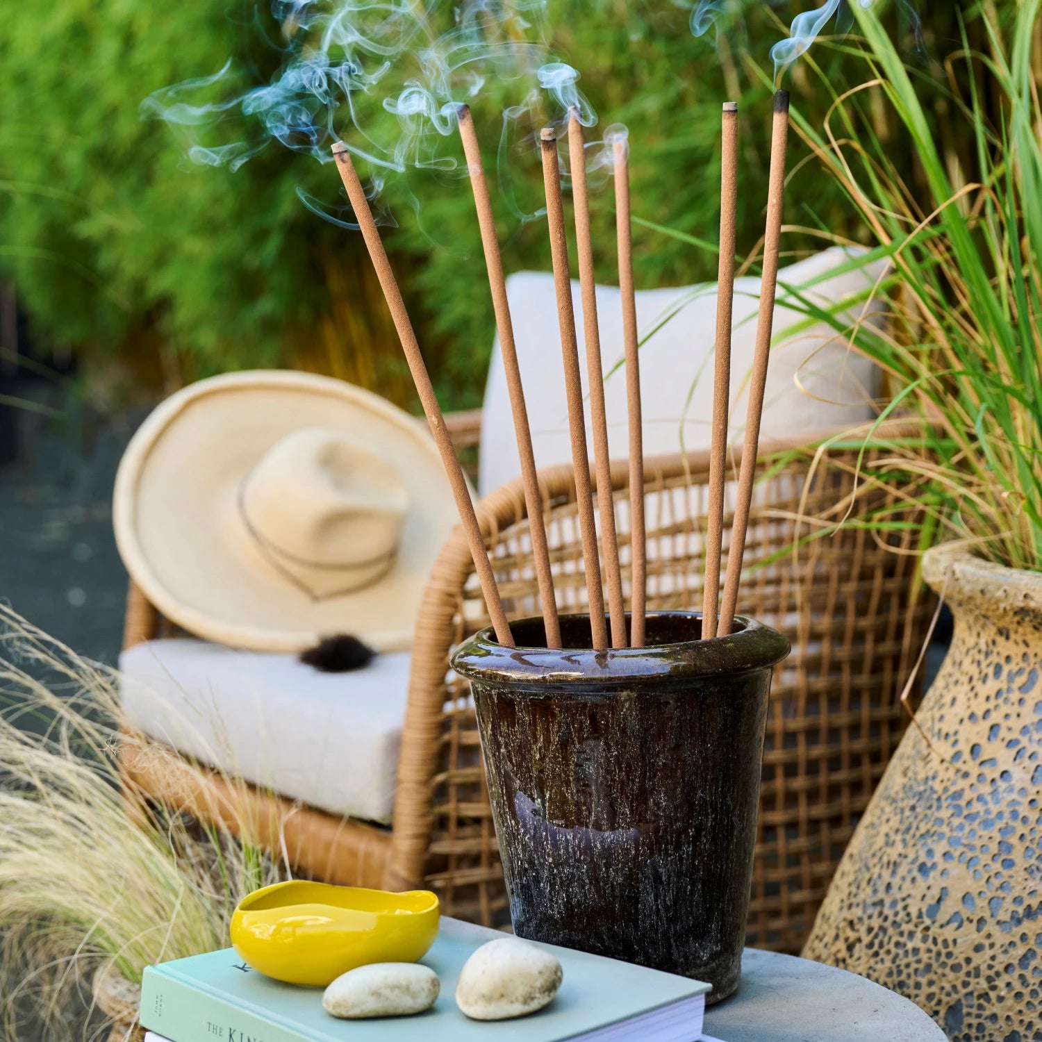 Citronella & Lemongrass Outdoor Incense Sticks, Feathered Farmhouse