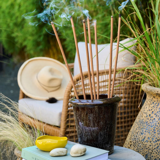 Citronella & Lemongrass Outdoor Incense Sticks, Feathered Farmhouse