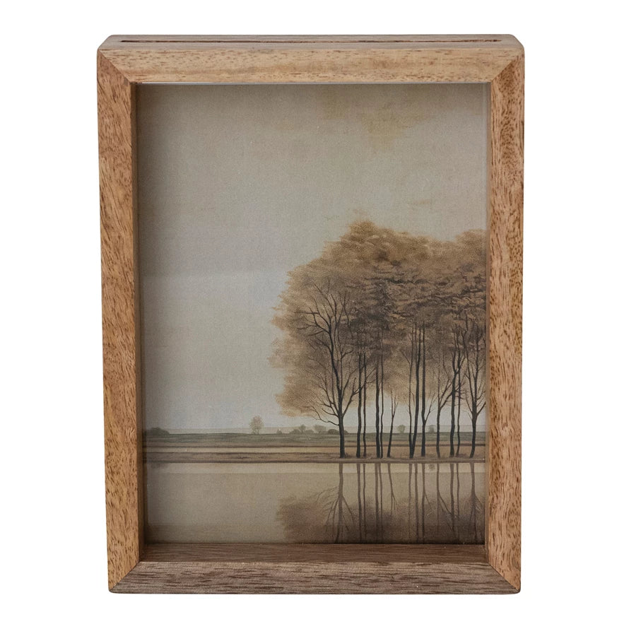 Floating Two-Sided Photo Frame