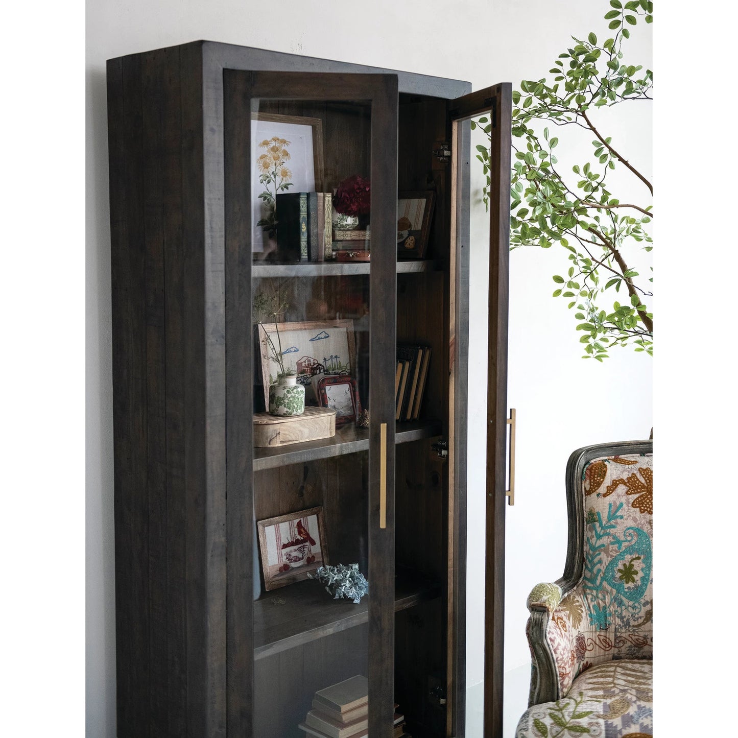 Pine Wood Cabinet, Feathered Farmhouse