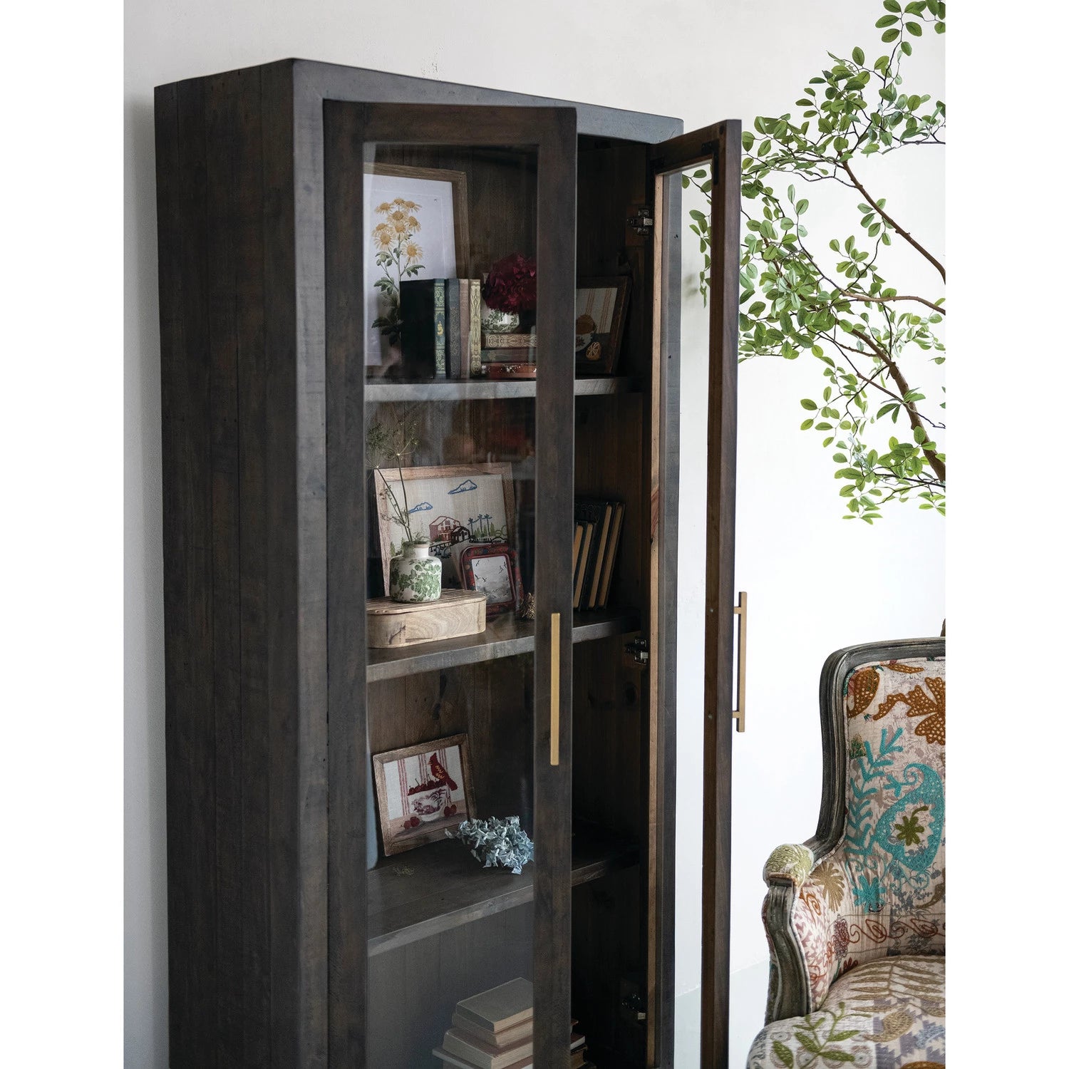 Pine Wood Cabinet, Feathered Farmhouse