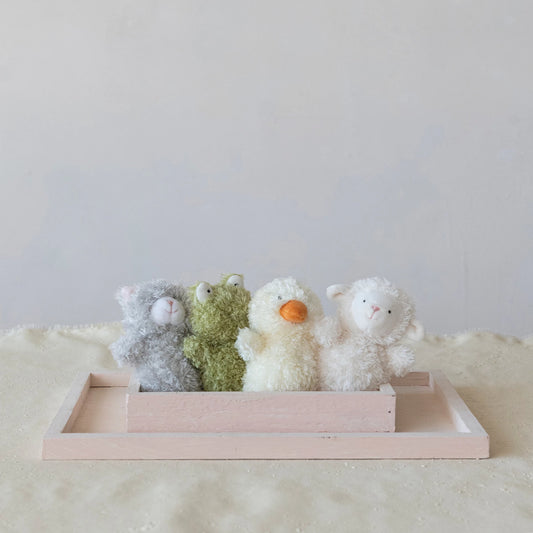 Plush Bean Bag Animal, Feathered Farmhouse