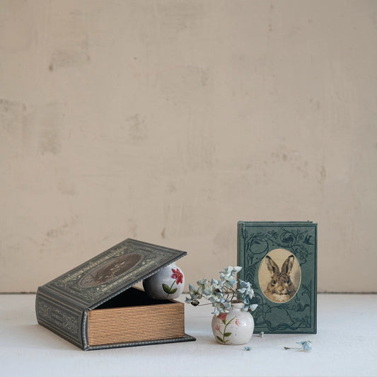 Storage Book Box, Feathered Farmhouse
