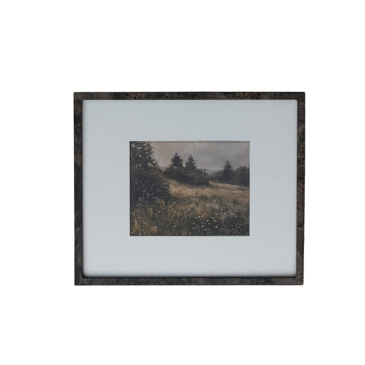 Wall Photo Frame with White Mat, Feathered Farmhouse