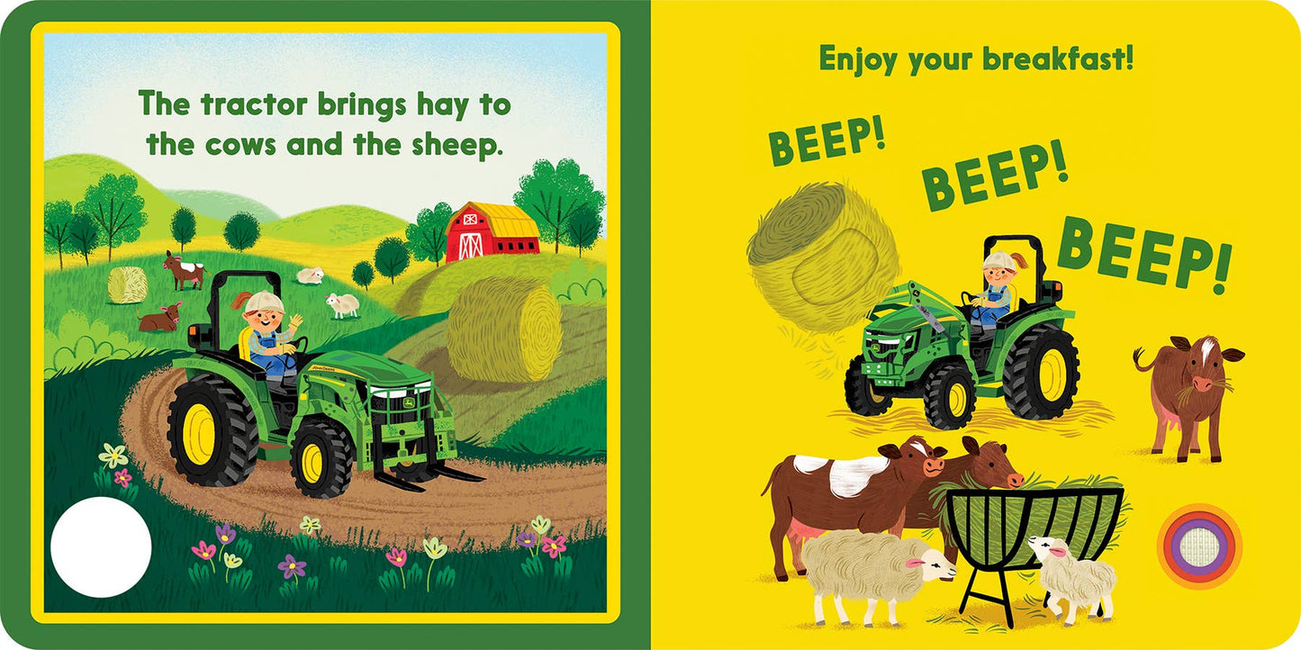 John Deere Kids Listen Touch & Feel Dig! Dump! Beep!, Feathered Farmhouse
