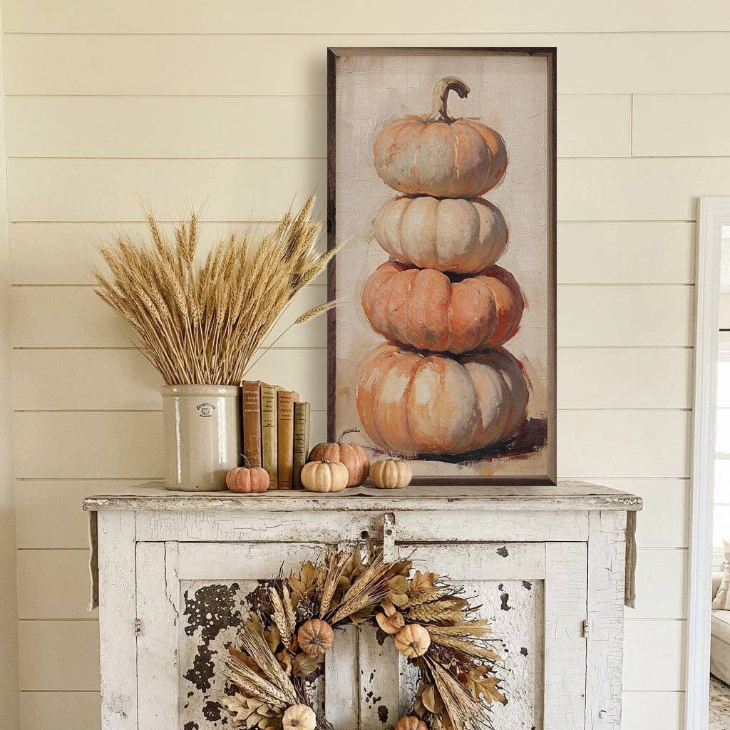 Harvest Pumpkin Tower, Feathered Farmhouse