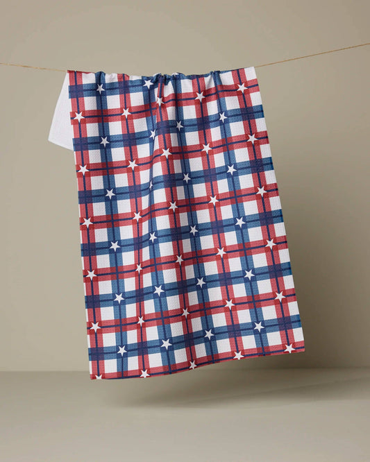 Backyard Picnic Tea Towel, Feathered Farmhouse