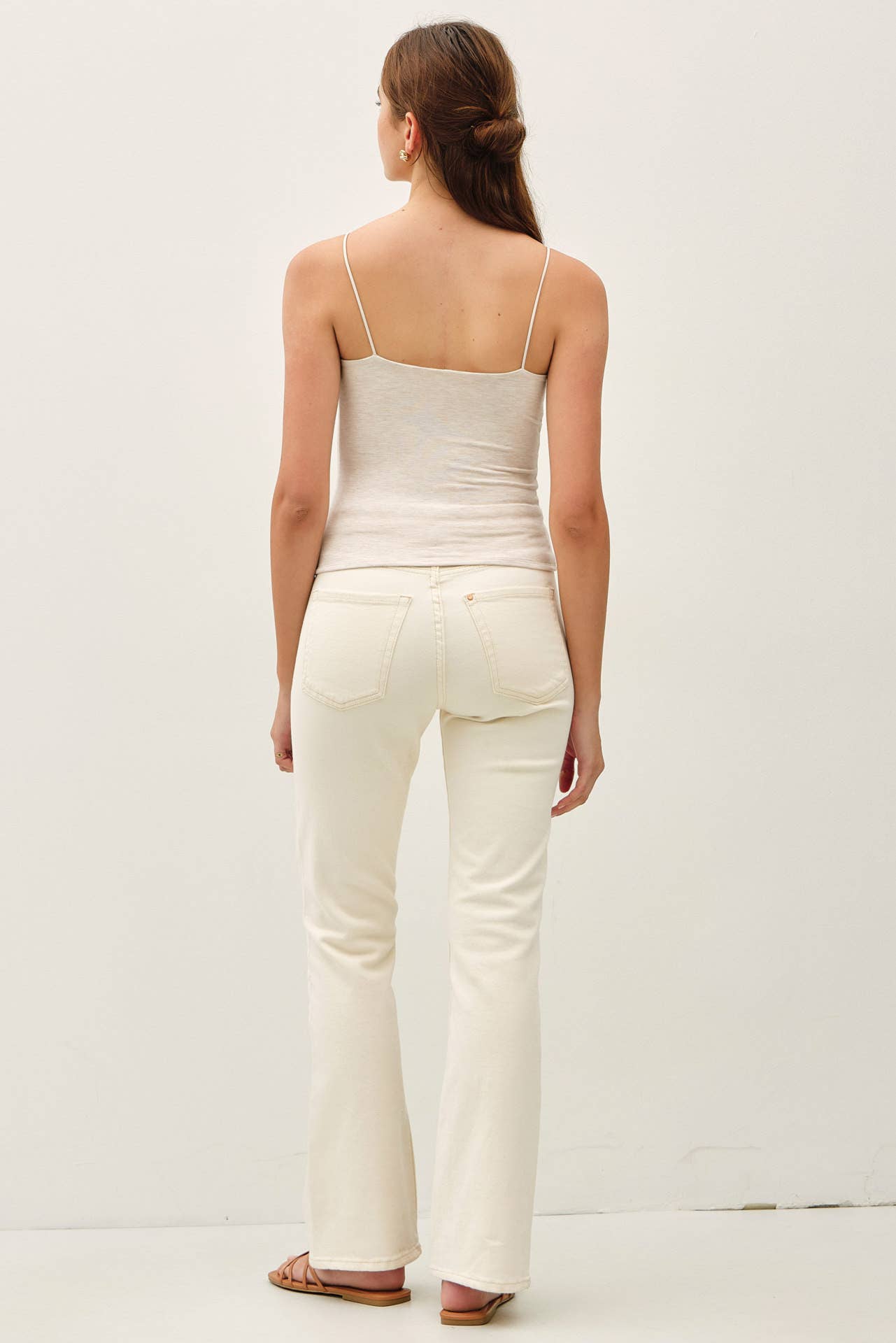 Oatmeal Basic Solid Cami, Feathered Farmhouse