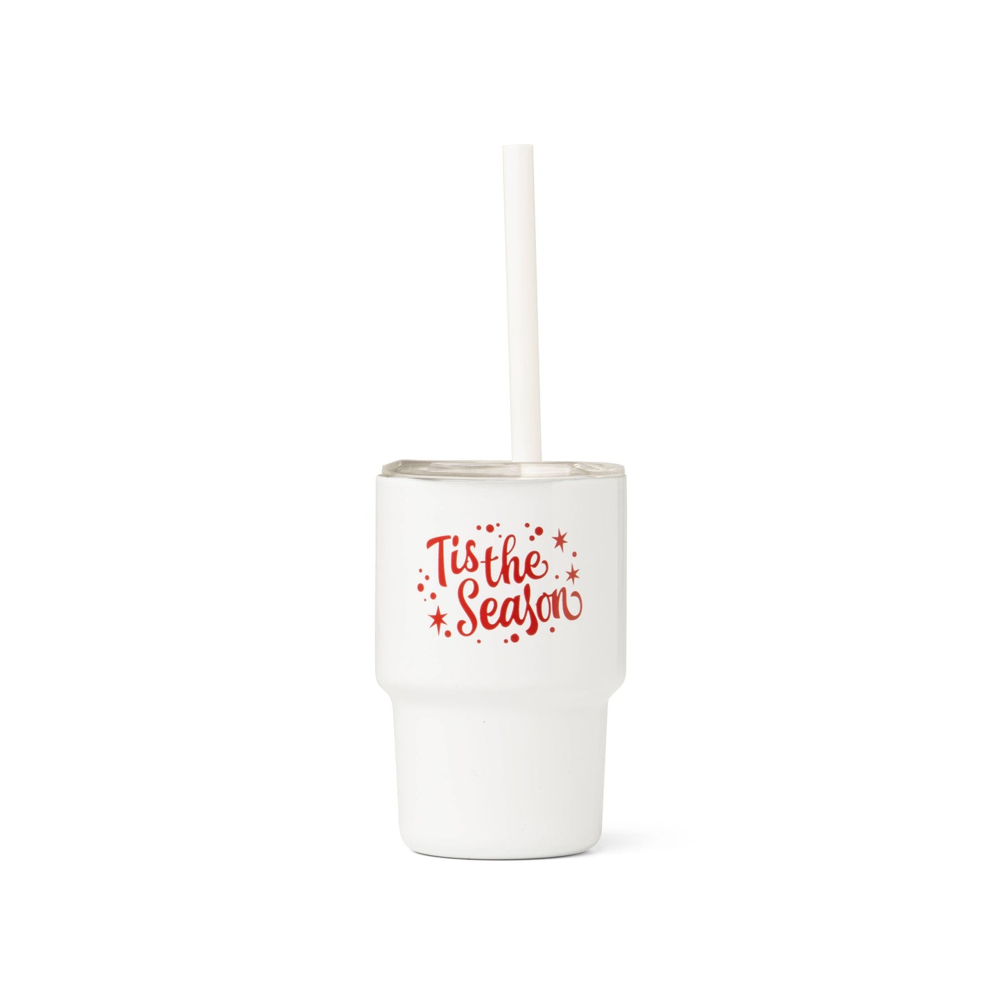 Santa's Lil' Sipper Mini Tumbler, Feathered Farmhouse