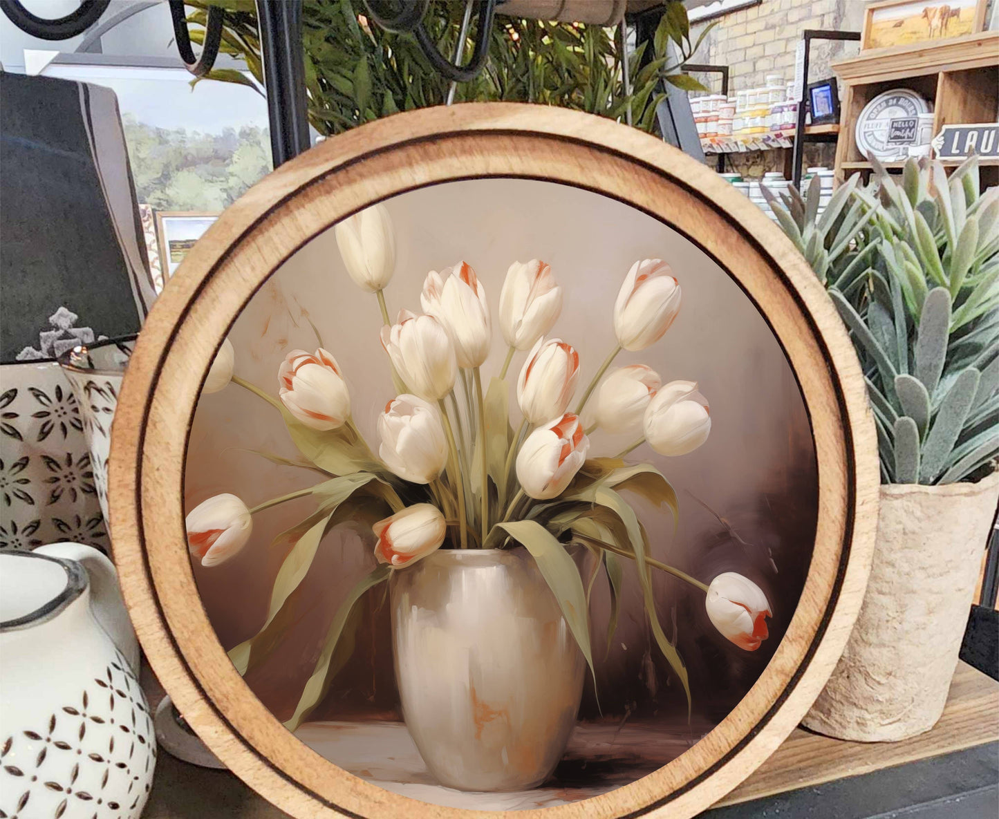 Tulips Art, Feathered Farmhouse