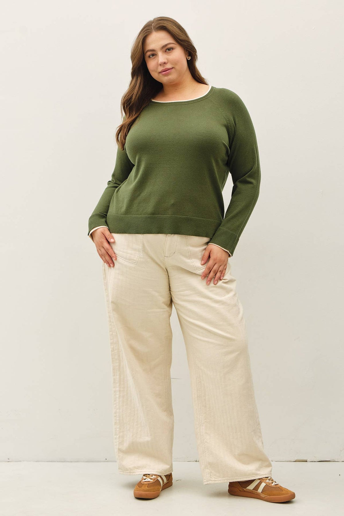 Callie Sweater Top, Feathered Farmhouse