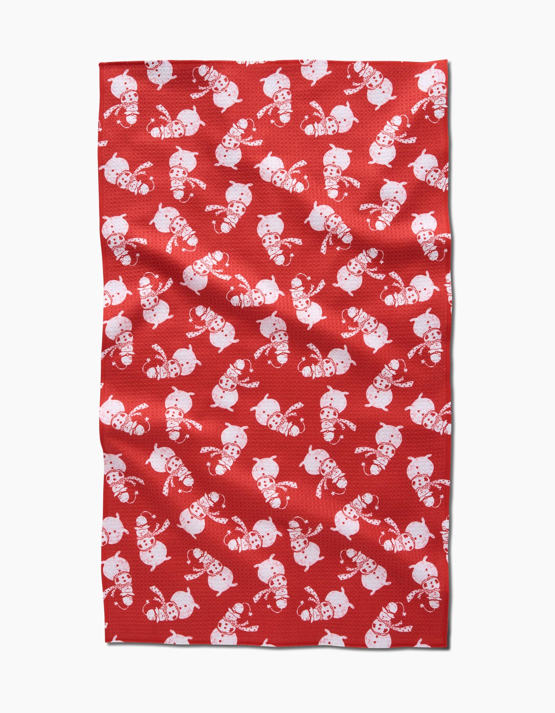 Smiley Frosty Tea Towel, Feathered Farmhouse