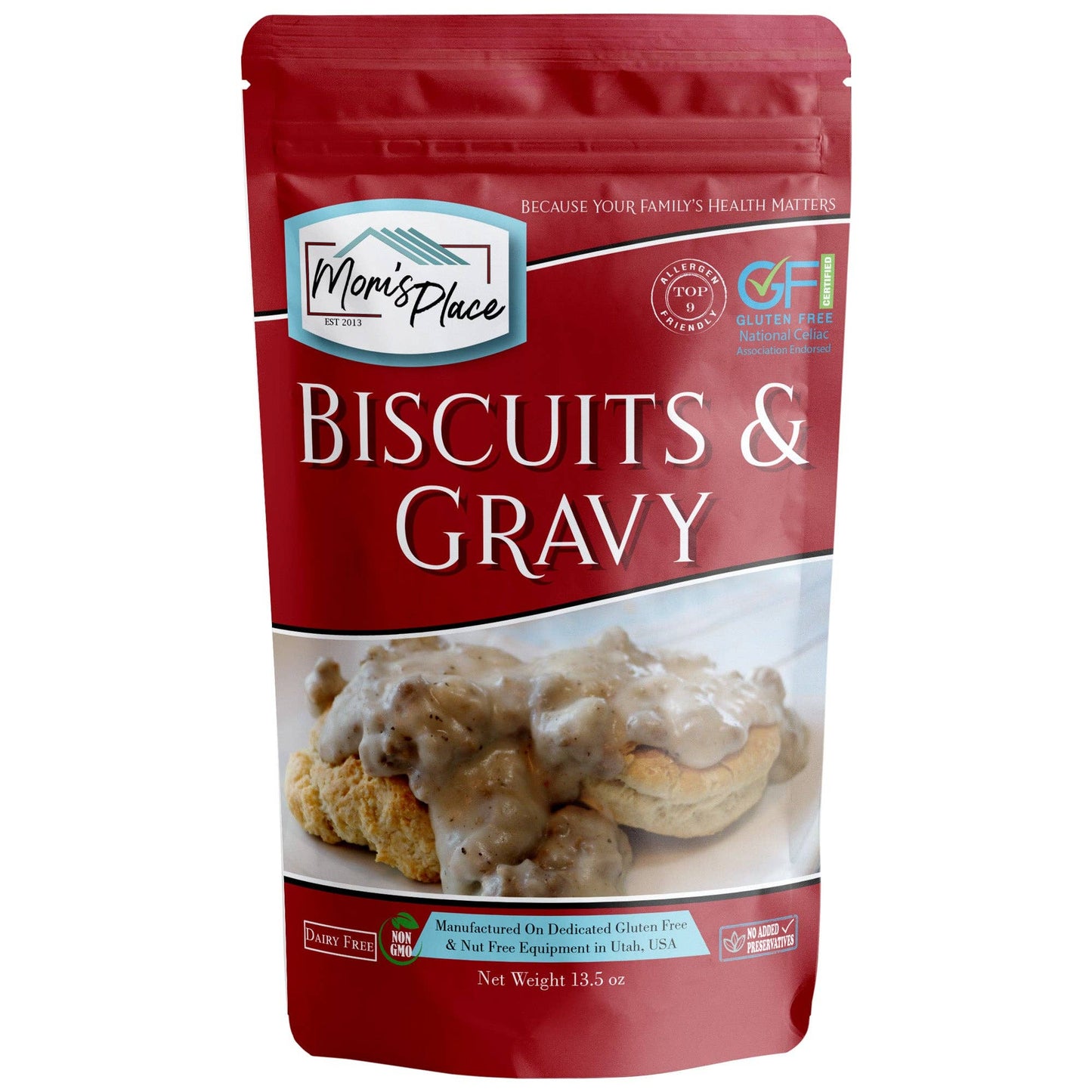 Gluten-Free Buttermilk Biscuits & Country Gravy Mix, Feathered Farmhouse