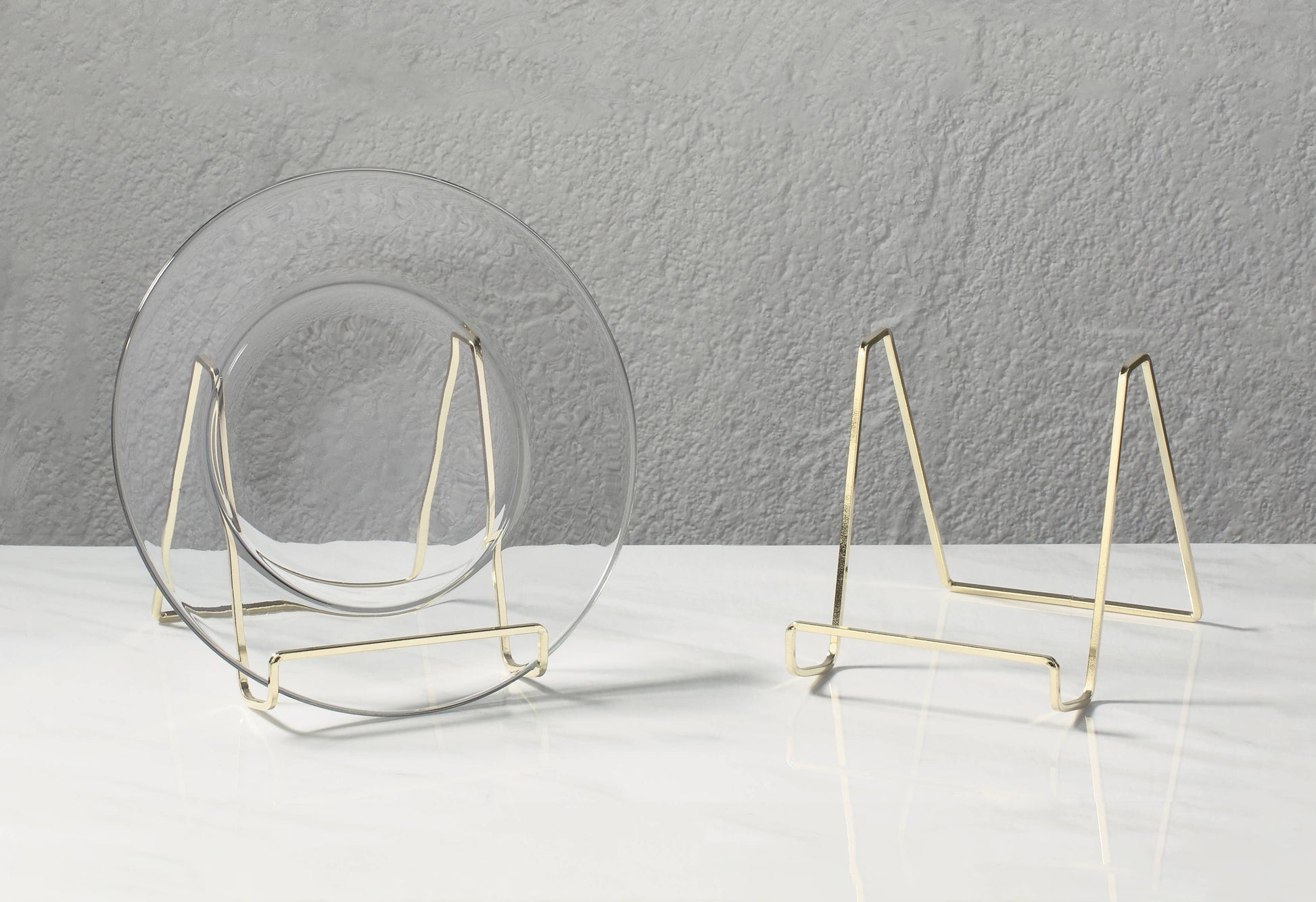 Plated Square Wire Stands, Feathered Farmhouse